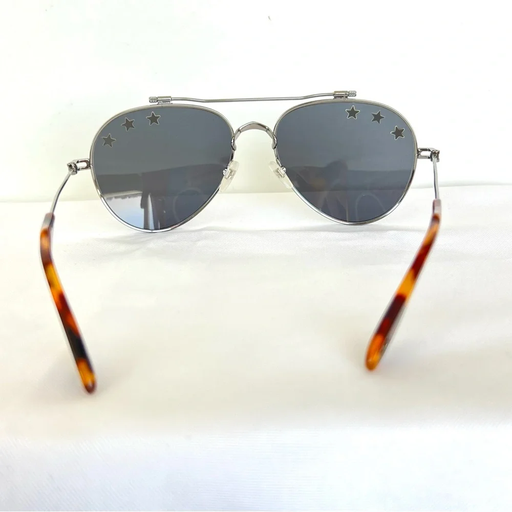 GIVENCHY GV-7057-N-STARS Crystal Gray Lenses UV Protection Aviator Sunglasses